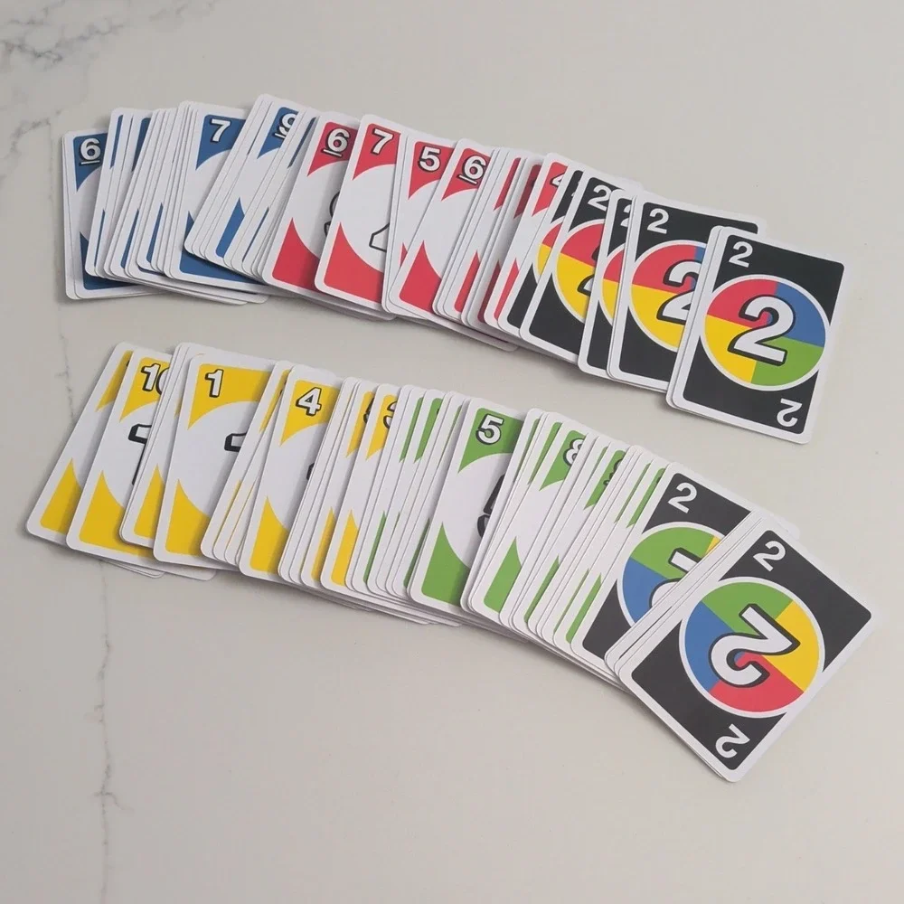 Mattel Uno Dos Second Edition Card Game for 2 to 4 Players Ages 7 Years and Up